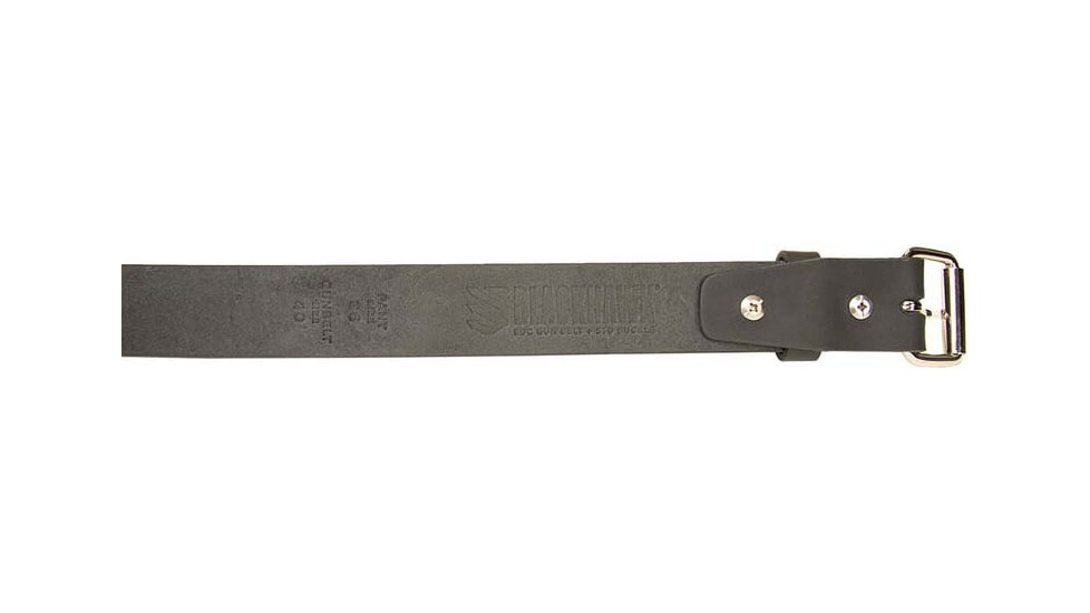 BlackHawk Leather EDC Gun Belt w/Standard Buckle, Black, 42/46, 410242BK