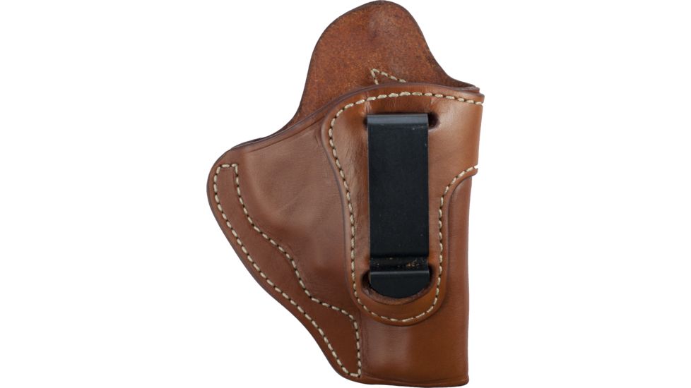 Blackhawk Leather Inside-the-Pants w/Clip Holster, Brown, Right Hand - S&amp;W J Frame