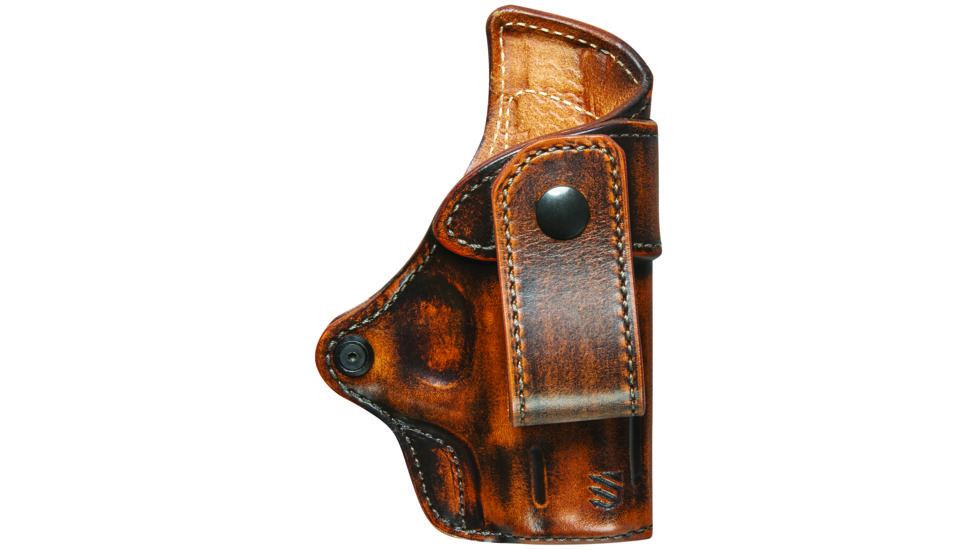 BlackHawk Leather Inside the Pants Holster, Glock26/27/33, Left Hand, Antiqued Brown, 450401ABL