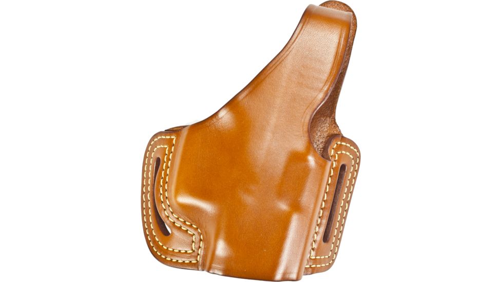 Blackhawk Leather Slide w/Thumb Break Holster, Right Hand - Fits Glock 17/ 19/ 22/ 23/ 31/ 32/ 34/ 35
