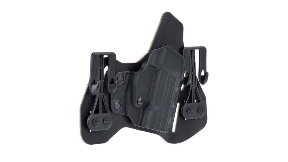 BlackHawk Leather Tuckable Inside Pants Holster with Shirt Shield &amp; Slots for Kahr 9/40 Right Hand, Black 422006BK-R