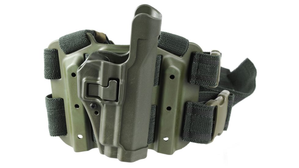 BlackHawk SERPA Level 2 Tactical Holsters, Colt 1911, Right Hand, Matte, Olive Drab, 430503OD-R