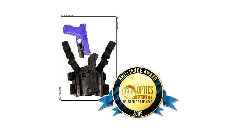BlackHawk Level 3 Light Bearing SERPA Holster INCLUDING Light - 2009 Brilliance Awards Customer Choice Winner: Holster of the Year