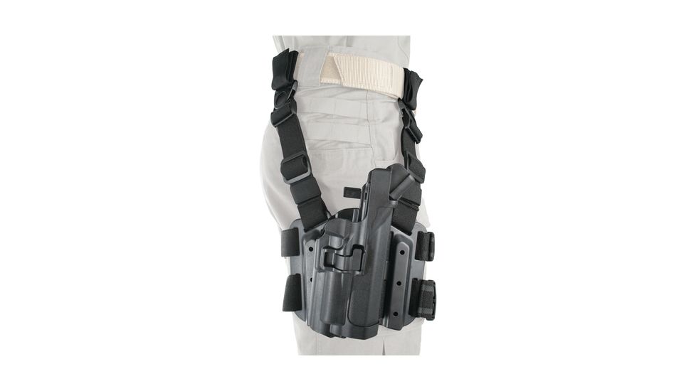 Blackhawk SERPA Tactical Level 3 Holster for Xiphos, Black, Right Hand - Sig 228/229 - 430705BK-R