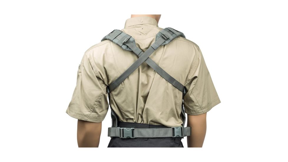BlackHawk Lightweight Commando Recon Chest Harness,Urban Gray 37CL82UG