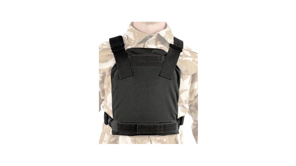 BlackHawk Low Visibility Plate Carrier, Medium, Black, 32PC08BK