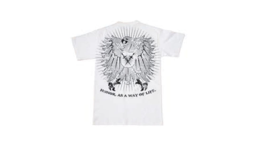 BlackHawk Men's Crest T-Shirt, White, Medium 90GT03WH-MD