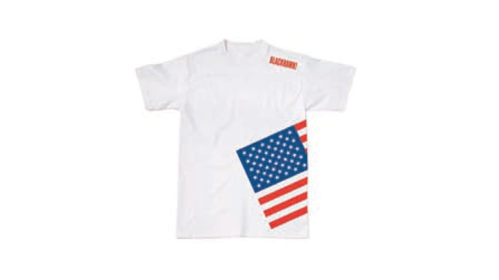 BlackHawk Men's Memory T-Shirt w/ Colored Flag, White, XL 90GT04WH-XL