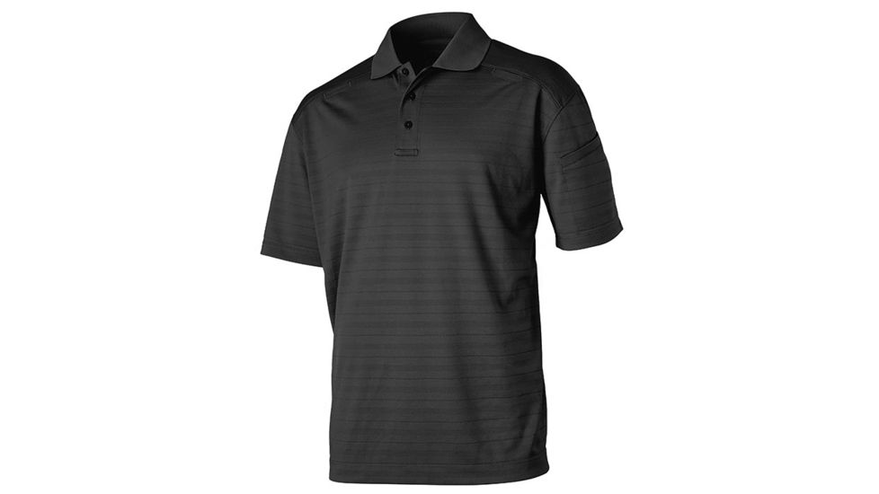 BlackHawk Mens Cool React Polo, Black, Large, PO04BKLG