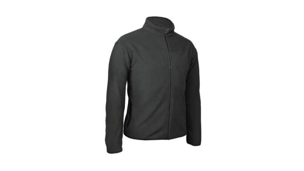 BlackHawk Mens Windproof Fleece Jacket, Black, Large 82FJ08BK-LG