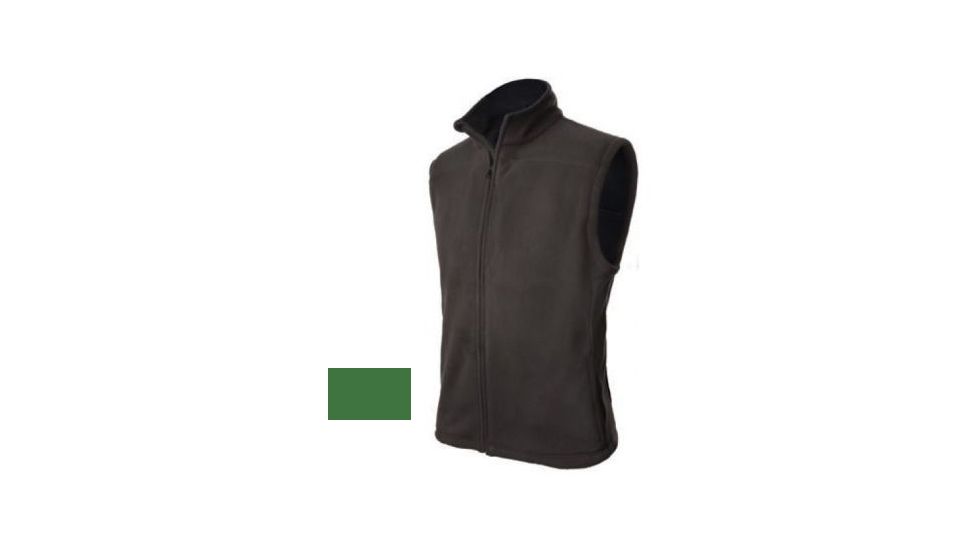 BlackHawk Mens Windproof Fleece Vest, Green, Medium 82FV00GN-MD