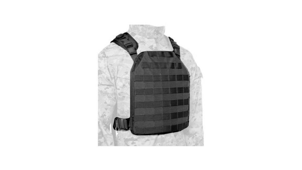 BlackHawk MOLLE Lightweight Plate Carrier Harness, Black, Medium