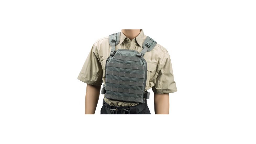BlackHawk MOLLE Lightweight Plate Carrier Harness, Urban Gray, Large/Extra Large, 37CL84UG