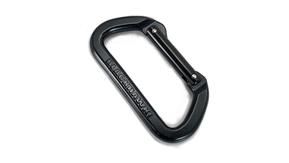BlackHawk Non-Locking Carabiner, 7/16 in, Aluminum, 98NC01BK