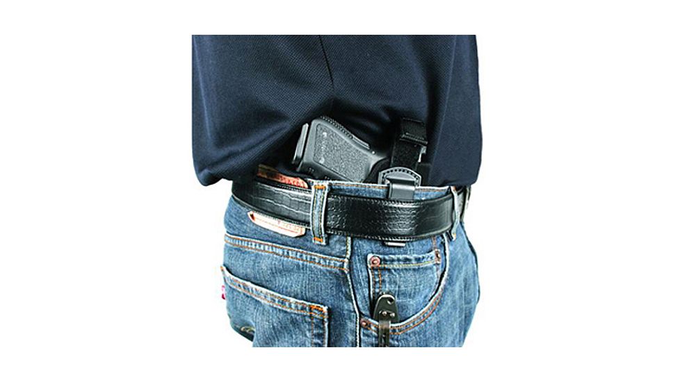 BlackHawk Nylon Inside Pants Holster w/Strap, 5in BBL Autos, Left Hand 73IR03BK-L