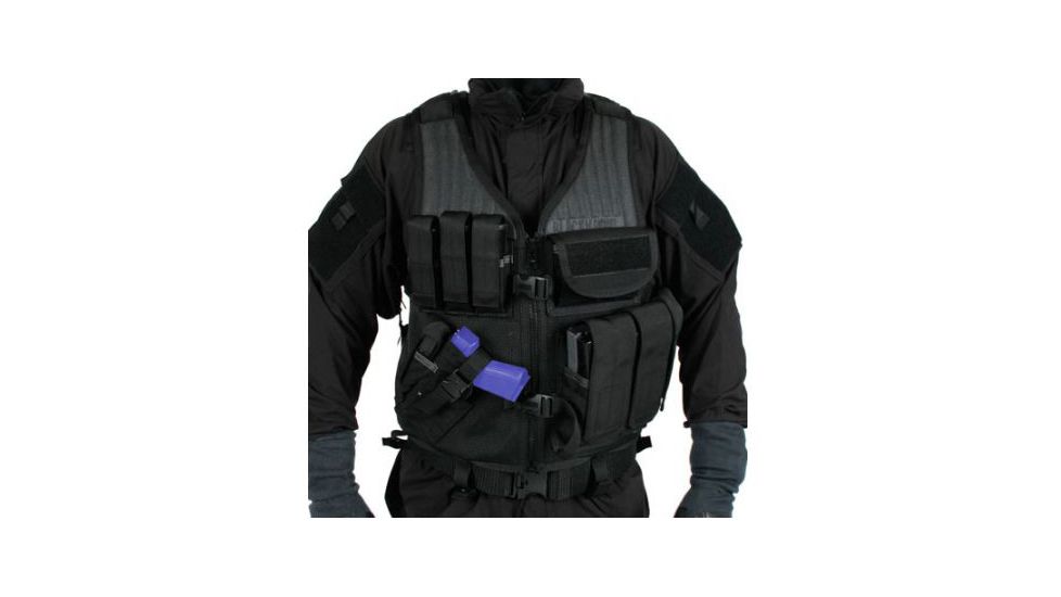 BlackHawk Omega Elite Cross Draw/Pistol Mag Vest - Right Hand, Black 30EV26BK
