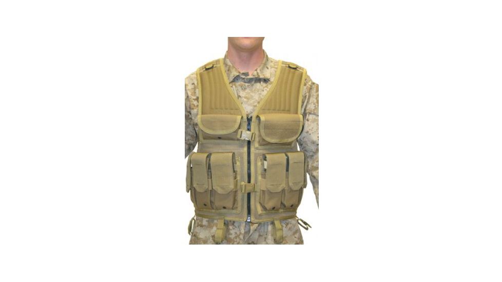 BlackHawk Omega Elite Tactical Vest #1, Size 191, Coyote Tan