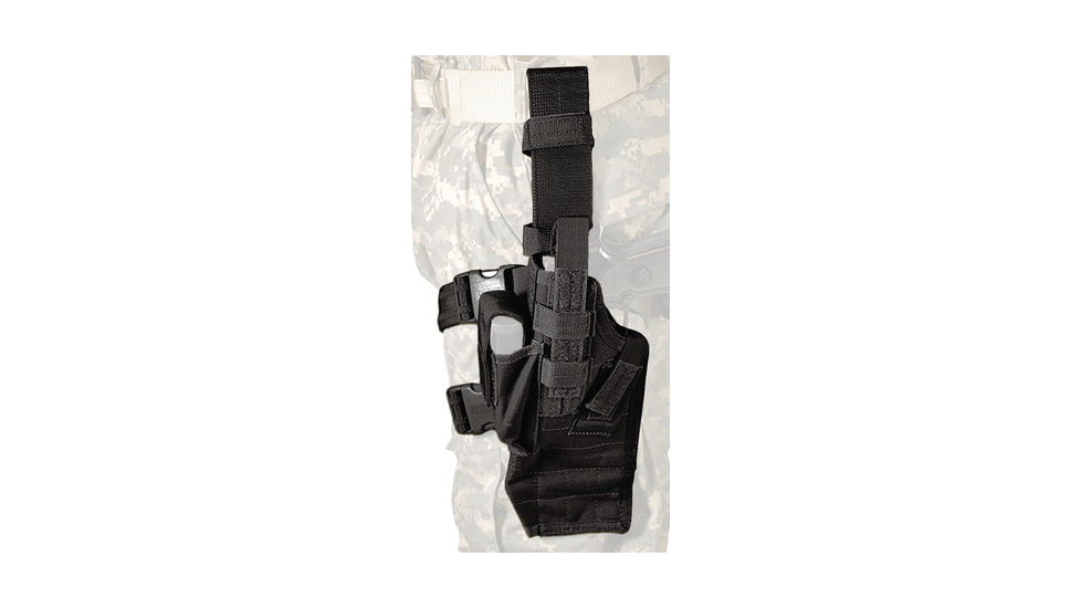 BlackHawk Omega VI Asslt Holst Arbrn S&amp;W 5906/Beretta 92F, Left Hand, Black 40QD42BK, LEFT