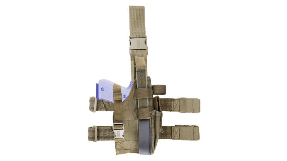 BlackHawk Omega VI Elite Nylon Thigh Drop Leg Holster w/ Mag Pouch 