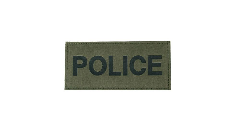 Blackhawk! Police Patches 90IN04, Black on Green