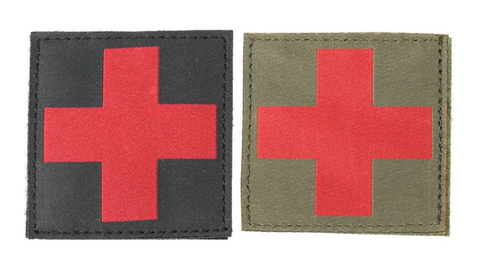 Blackhawk Red Cross ID Patches