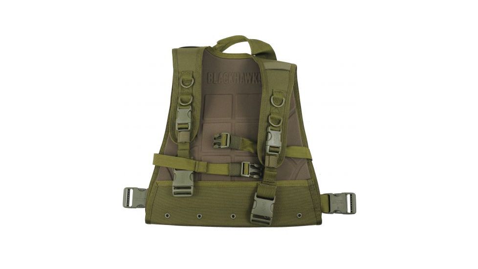 BlackHawk S.T.R.I.K.E. Gen-4 MOLLE System Back Plate Carrier, Size 145, Olive Drab