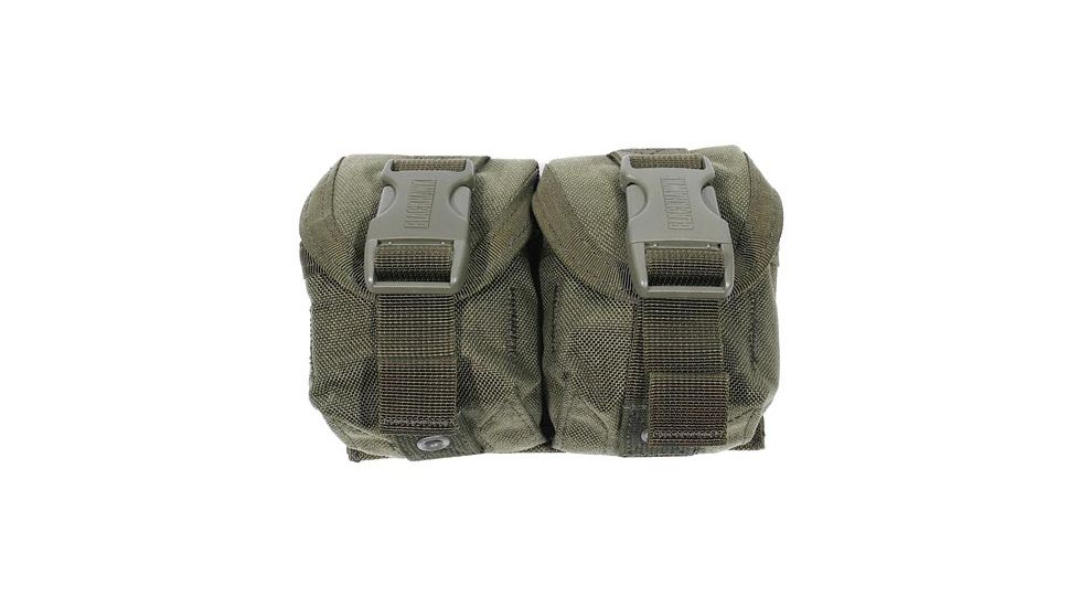 BlackHawk S.T.R.I.K.E. Gen4 MOLLE System Double Frag Grenade Pouch, Olive Drab, Size 151, 37CL13OD