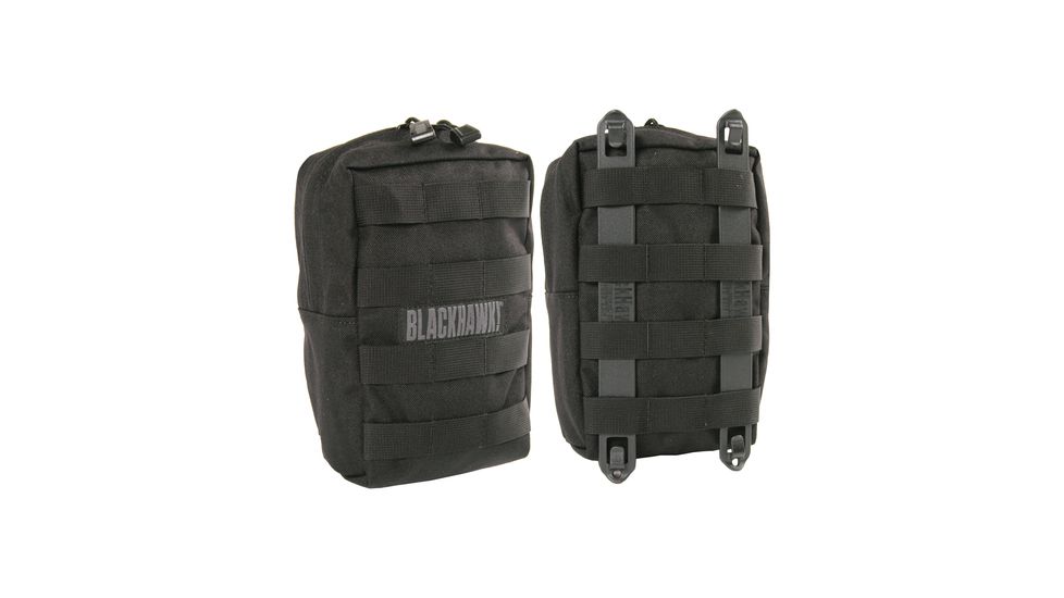 BlackHawk S.T.R.I.K.E. Upright GP Pouch w/ Speed Clip - Black 38CL52BK