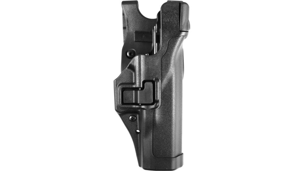 BlackHawk SERPA Level 3 Auto Lock Duty Holsters, Glock 19/Glock 23/Glock 31/Glock 32/Glock 17/Glock 22, Left Hand, Plain, Black, 44H100PL-L