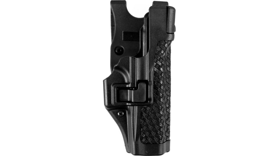 BlackHawk SERPA Level 3 Auto Lock Duty Holsters, Smith &amp; Wesson M&amp;P 9/Smith &amp; Wesson M&amp;P 40, Left Hand, Basketweave, Black, 44H125BW-L