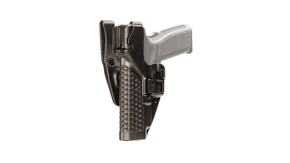 BlackHawk SERPA Level 3 Auto Lock Duty Holsters, Springfield Armory XD/Springfield Armory XD-M, Right Hand, Basketweave, Black, 44H107BW-R
