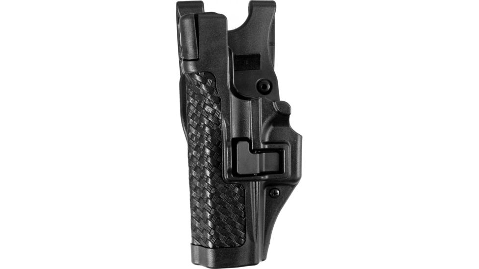 BlackHawk SERPA Level 3 Auto Lock Duty Holsters, SIG Sauer P250 DC, Right Hand, Basketweave, Black, 44H127BW-R