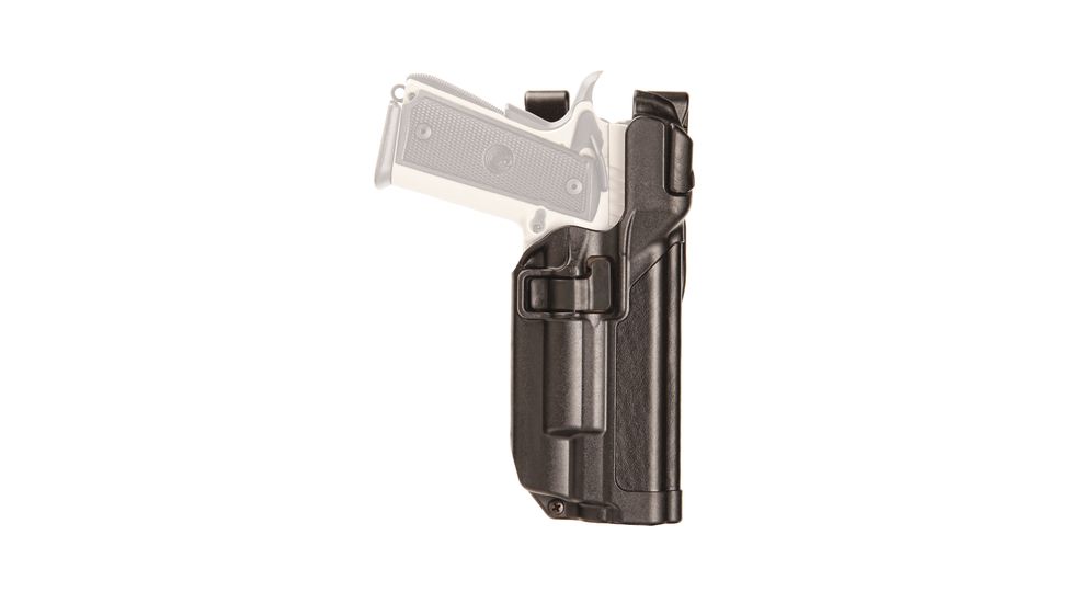 BlackHawk SERPA Level 3 Xiphos Duty Holster, Plain Black, Right Hand for 1911 w/ or w/o Rail