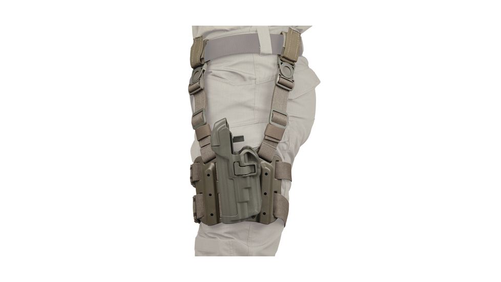 Blackhawk SERPA Tactical Level 3 Holster for Xiphos, Foliage Green, Left Hand - Beretta 92/96