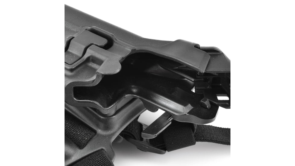 Blackhawk SERPA Tactical Level 3 Thigh Holster, Black, Left Hand, Sig 220/226/228/229