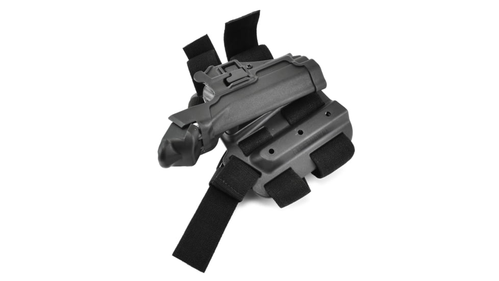 Blackhawk SERPA Tactical Level 3 Thigh Holster, Black, Left Hand, Sig 220/226/228/229