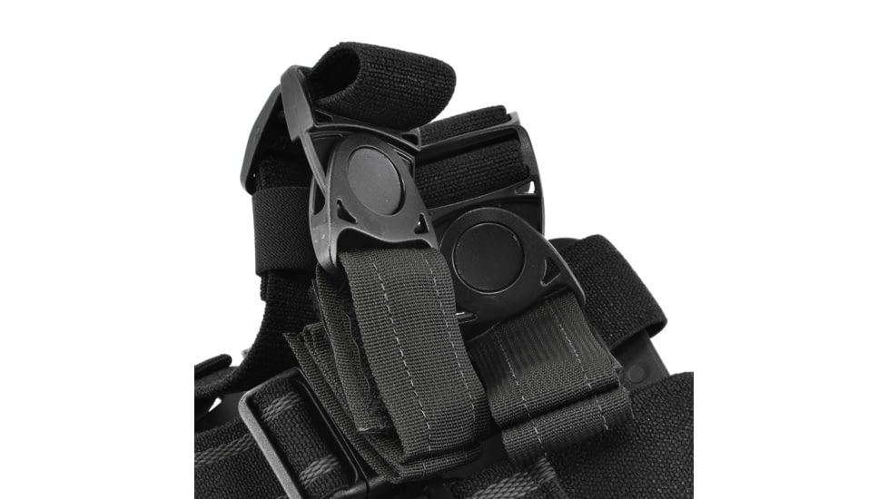 Blackhawk SERPA Tactical Level 3 Thigh Holster, Black, Left Hand, Sig 220/226/228/229