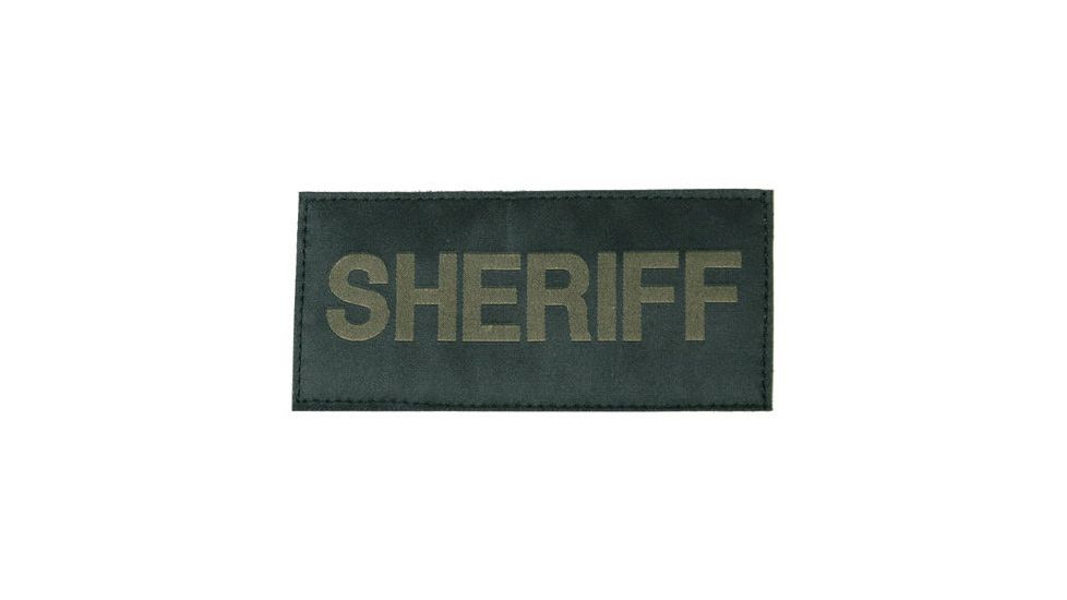 Blackhawk Sheriff Patch - Green on Black 90IN06GB