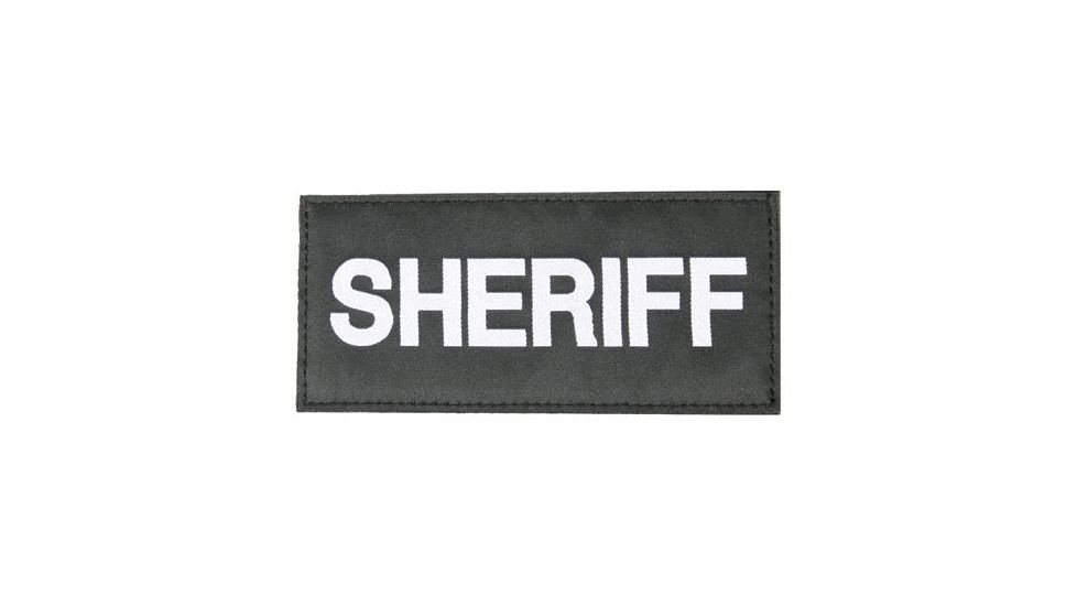 Blackhawk Sheriff Patch - White on Black 90IN06WB