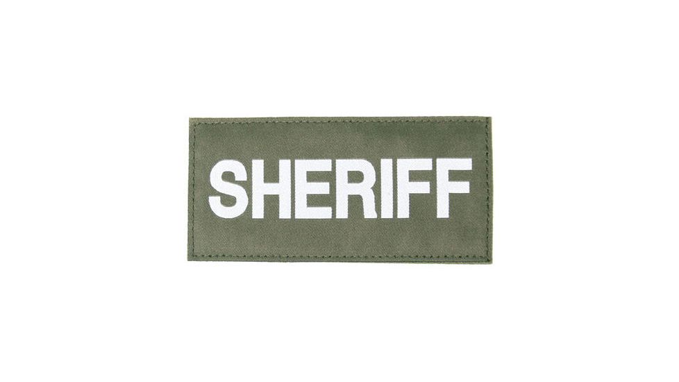 Blackhawk Sheriff Patch - White on Green 90IN06WG