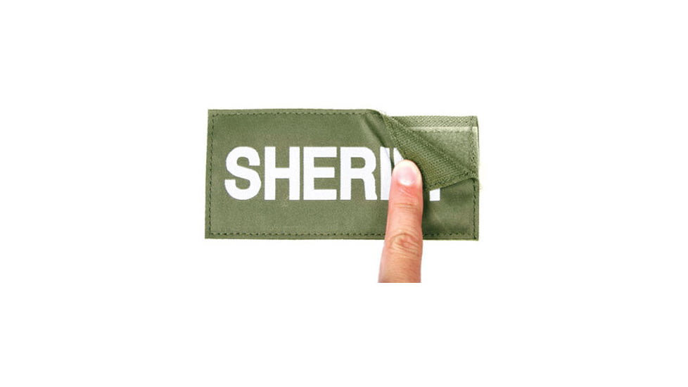 Blackhawk Sheriff Patch - White on Green 90IN06WG