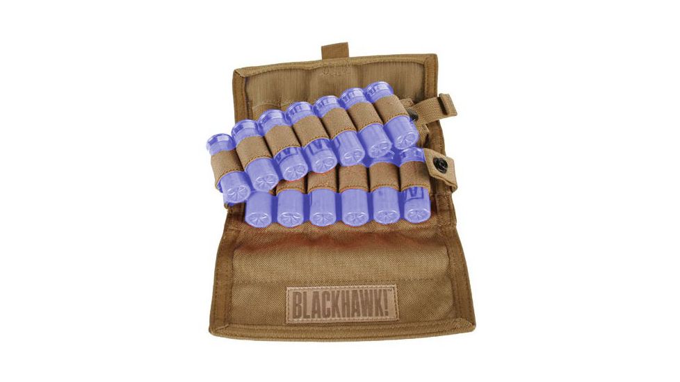 BlackHawk S.T.R.I.K.E. 12 round Vertical Shotgun Ammo Pouch Coyote Tan