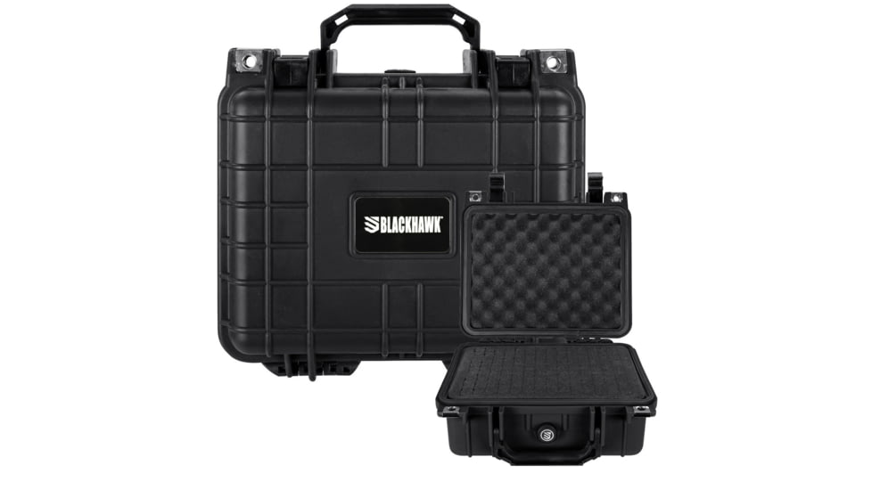 BlackHawk Small 10.62in Waterproof Protective Gear Case w/ Foam, Black, Small, BH00022