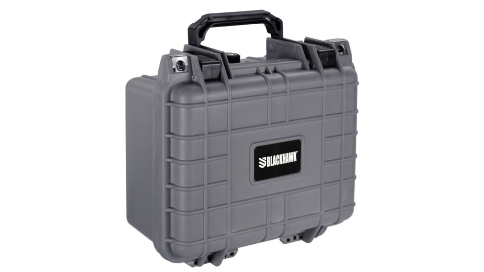 BlackHawk Small 10.62in Waterproof Protective Gear Case w/ Foam, Gray, Small, BH00022-GRA