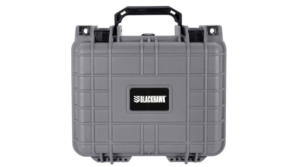 BlackHawk Small Deep 10.62in Waterproof Protective Gear Case w/ Foam, Gray, Small, BH00023-GRA