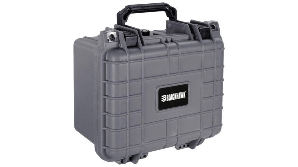 BlackHawk Small Deep 10.62in Waterproof Protective Gear Case w/Foam, Gray, BH00023-GRA