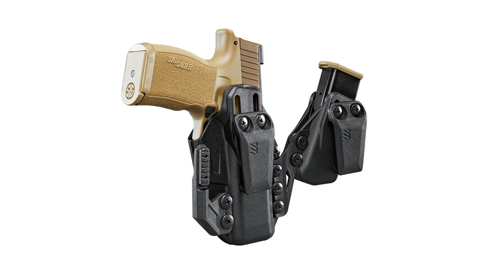BlackHawk Stache Nylon IWB Holster Premium Kit, Springfield Echelon, Ambidextrous, Black, 416107BK