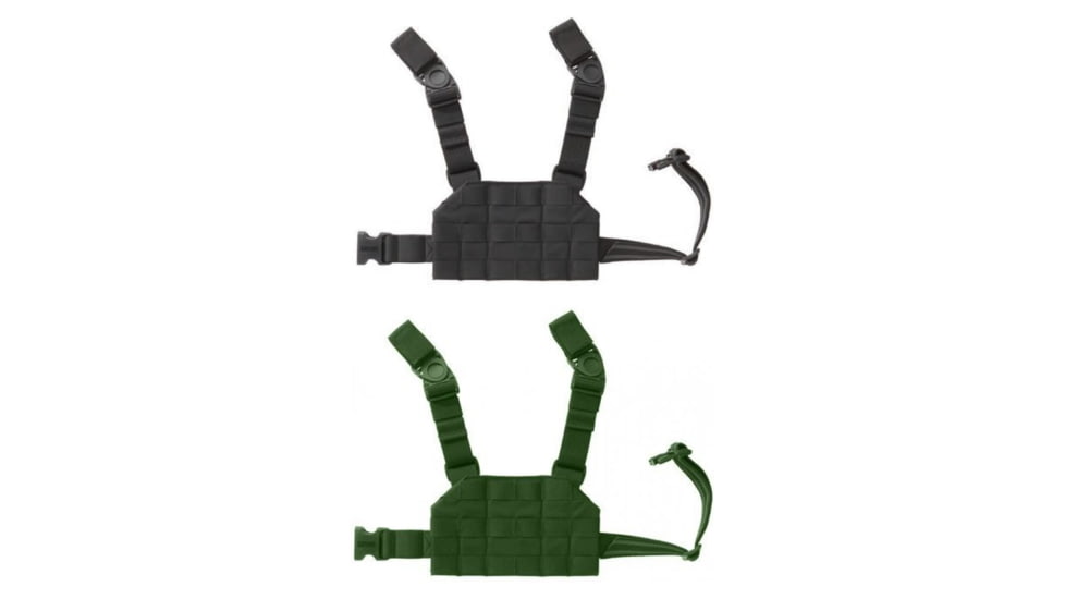 BlackHawk S.T.R.I.K.E. Compact Drop Leg Platform - 3 rows x 6 slots x 4 slots, Black, Olive Drab