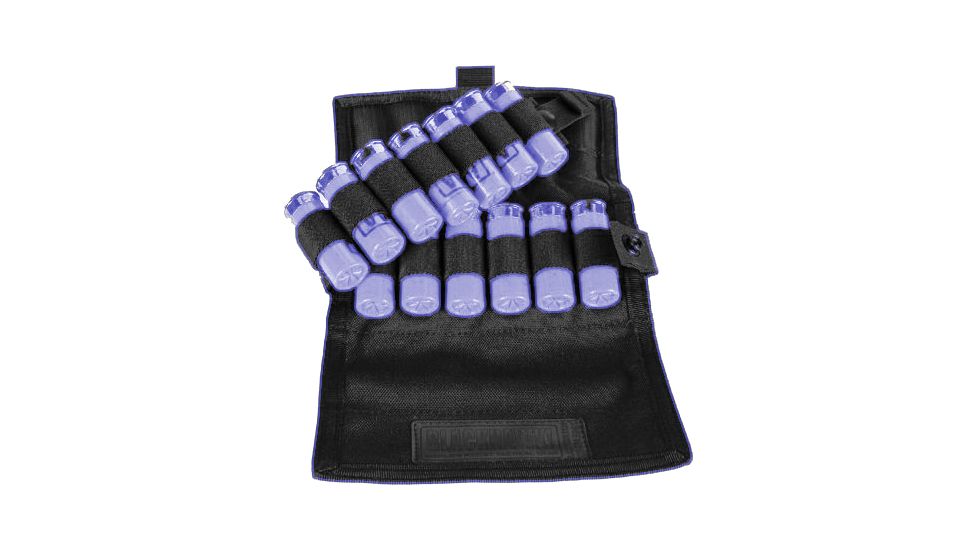 BlackHawk S.T.R.I.K.E. 12 round Vertical Shotgun Ammo Pouch, Speed Clip Version, Black