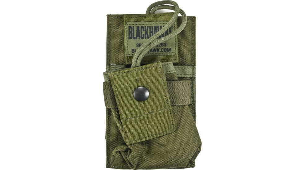 BlackHawk STRIKE Small Radio/GPS Pouch w/Speed Clips, Olive Drab 38CL35OD